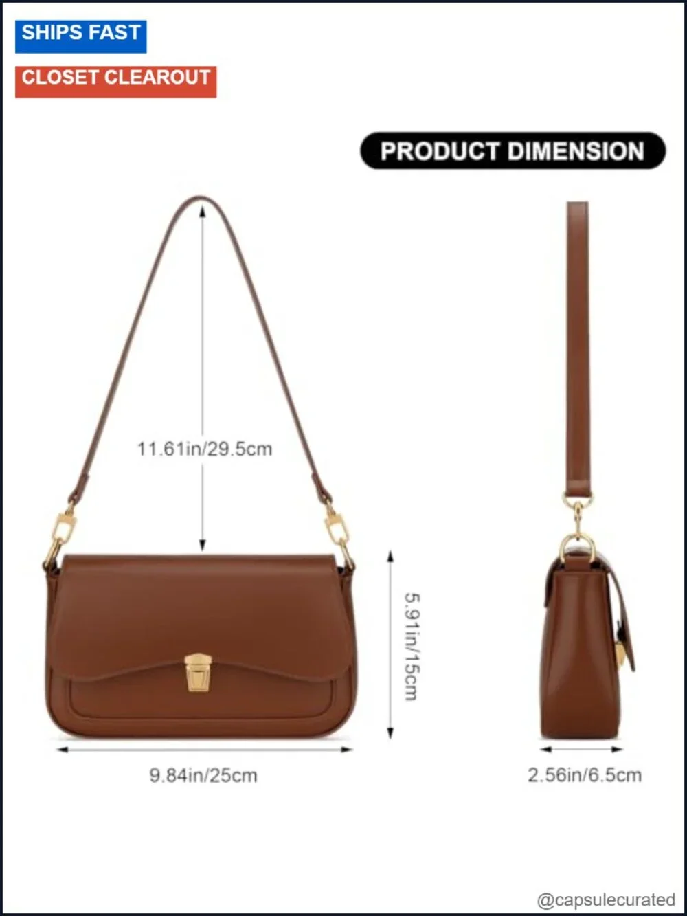 Faux Leather Mini Hobo Shoulder Bag with Detachable Straps